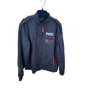 Pax 2023 Blue & Red High Fidelity Jacket XL Long Sleeves Zip Up Outdoor Casual